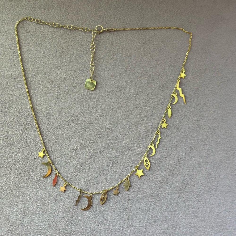 Gold plated sterling silver necklace!💫🌟💫
